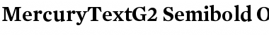 Download Mercury Text G2 Semibold Font Title Preview