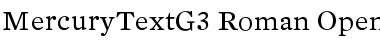 Download Mercury Text G3 Font