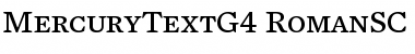 Download Mercury Text G4 Roman SC Font Title Preview
