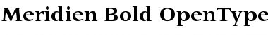 Download Meridien Bold Font Title Preview