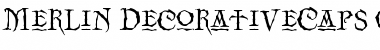 Download Merlin-DecorativeCaps Regular Font