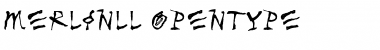 Download MerlinLL Regular Font Title Preview