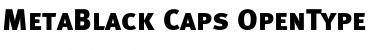 Download Meta Black Caps Font Title Preview