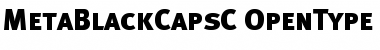 Download MetaBlackCapsC Regular Font