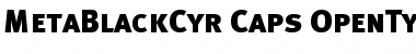 Download MetaBlackCyr-Caps Regular Font