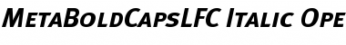 Download MetaBoldCapsLFC Italic Font