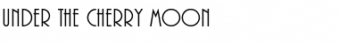 Download Under The Cherry Moon Regular Font Title Preview