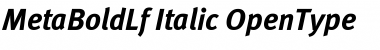 Download Meta Bold Lf Italic Font