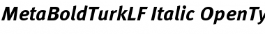 Download MetaBoldTurkLF Italic Font