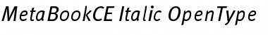 Download MetaBookCE Italic Font