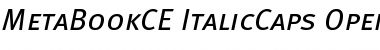Download MetaBookCE ItalicCaps Font