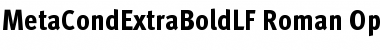 Download MetaCondExtraBoldLF Roman Font Title Preview