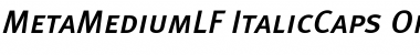 Download Meta Medium Lf Caps Italic Font