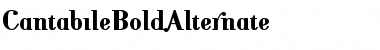 Download CantabileBoldAlternate Regular Font Title Preview