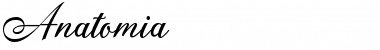 Download Anatomia Free Regular Font Title Preview