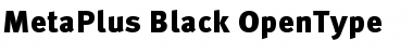Download MetaPlus Black Font