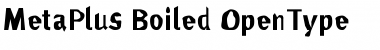 Download MetaPlus Boiled Font Title Preview