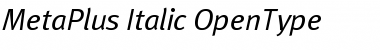 Download MetaPlus Italic Font Title Preview