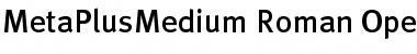 Download MetaPlusMedium- Roman Font