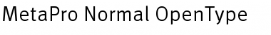 Download MetaPro-Normal Regular Font