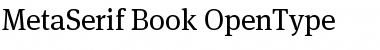 Download MetaSerif-Book Regular Font Title Preview