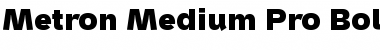 Download Metron Medium Pro Bold Font