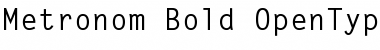 Download Metronom-Bold Regular Font