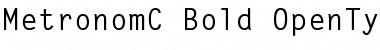 Download MetronomC Bold Font