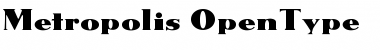 Download Metropolis Regular Font Title Preview