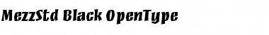 Download Mezz Std Black Font Title Preview