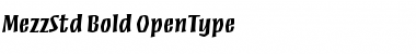 Download Mezz Std Bold Font Title Preview