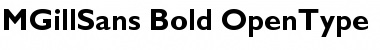 Download Gill Sans Bold Font