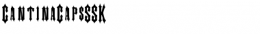 Download CantinaCapsSSK Regular Font Title Preview
