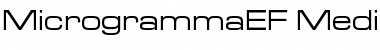 Download MicrogrammaEF MediumExtend Font