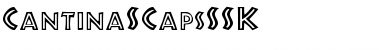 Download CantinaSCapsSSK Regular Font Title Preview