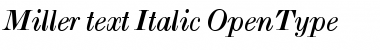 Download Miller-text Italic Font