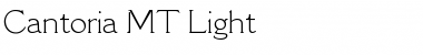 Download Cantoria MT Light Regular Font Title Preview