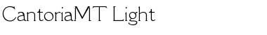Download CantoriaMT-Light Light Font Title Preview