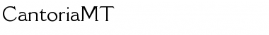 Download CantoriaMT Roman Font Title Preview