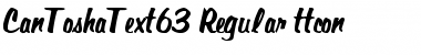 Download CanToshaText63 Regular Font Title Preview