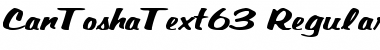Download CanToshaText63 Regular Font Title Preview