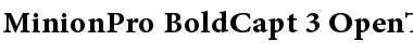 Download Minion Pro Bold Caption Font