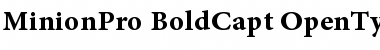 Download Minion Pro Bold Caption Font Title Preview
