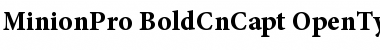 Download Minion Pro Bold Cond Caption Font Title Preview