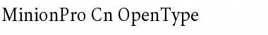 Download Minion Pro Cond Font