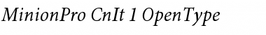 Download Minion Pro Cond Italic Font