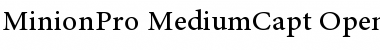 Download Minion Pro Medium Caption Font Title Preview