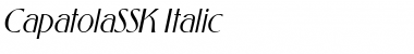 Download CapatolaSSK Italic Font Title Preview