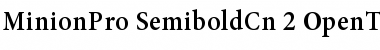Download Minion Pro Semibold Cond Font