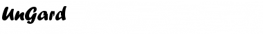Download UnGard Normal Font Title Preview